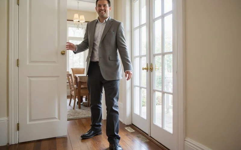 Fall wildlife exclusion work being performed on a Westchester home to seal entry points before winter