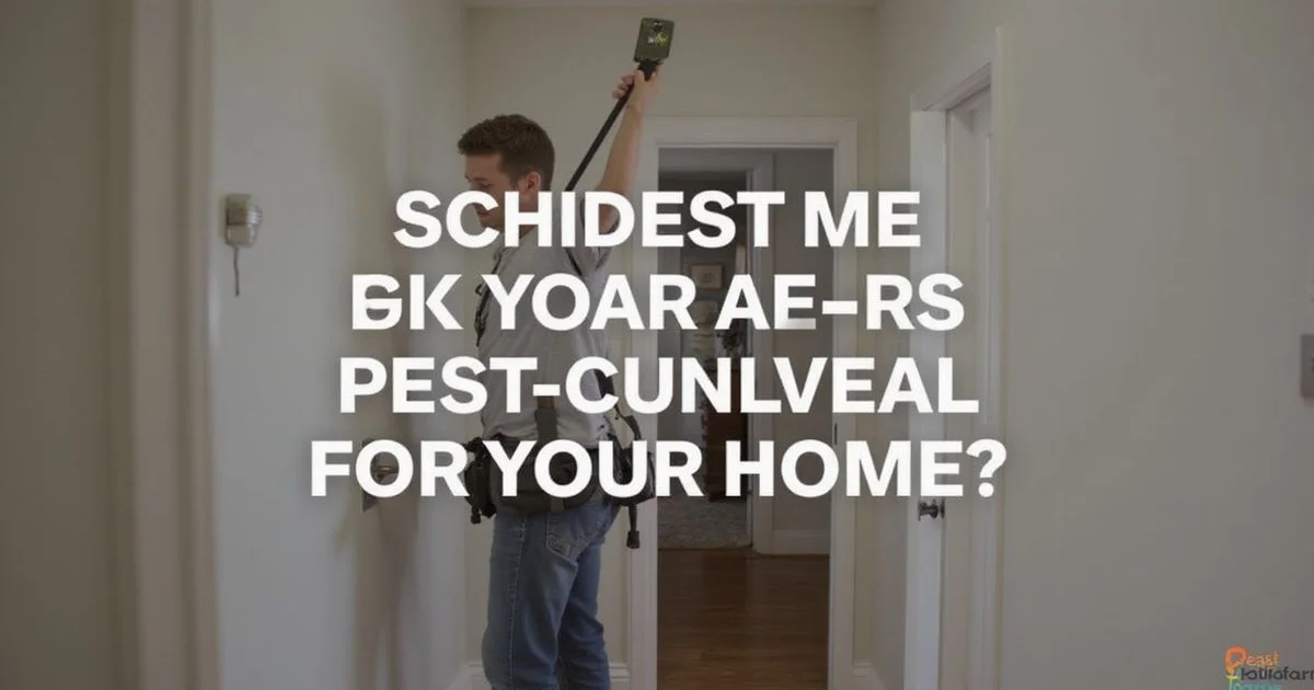 Calendar showing recommended quarterly pest control service schedule for Westchester County homes